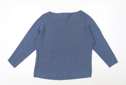 Womens UK Size XS H&M Blue Pullover Jumper
