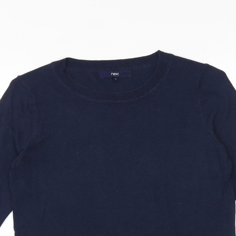 Womens UK Size 6 NEXT Blue Pullover Jumper
