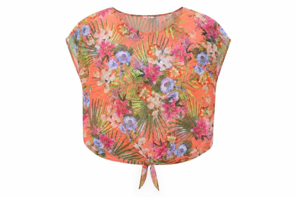 Womens UK Size 12 Etam Multicoloured Basic Blouse