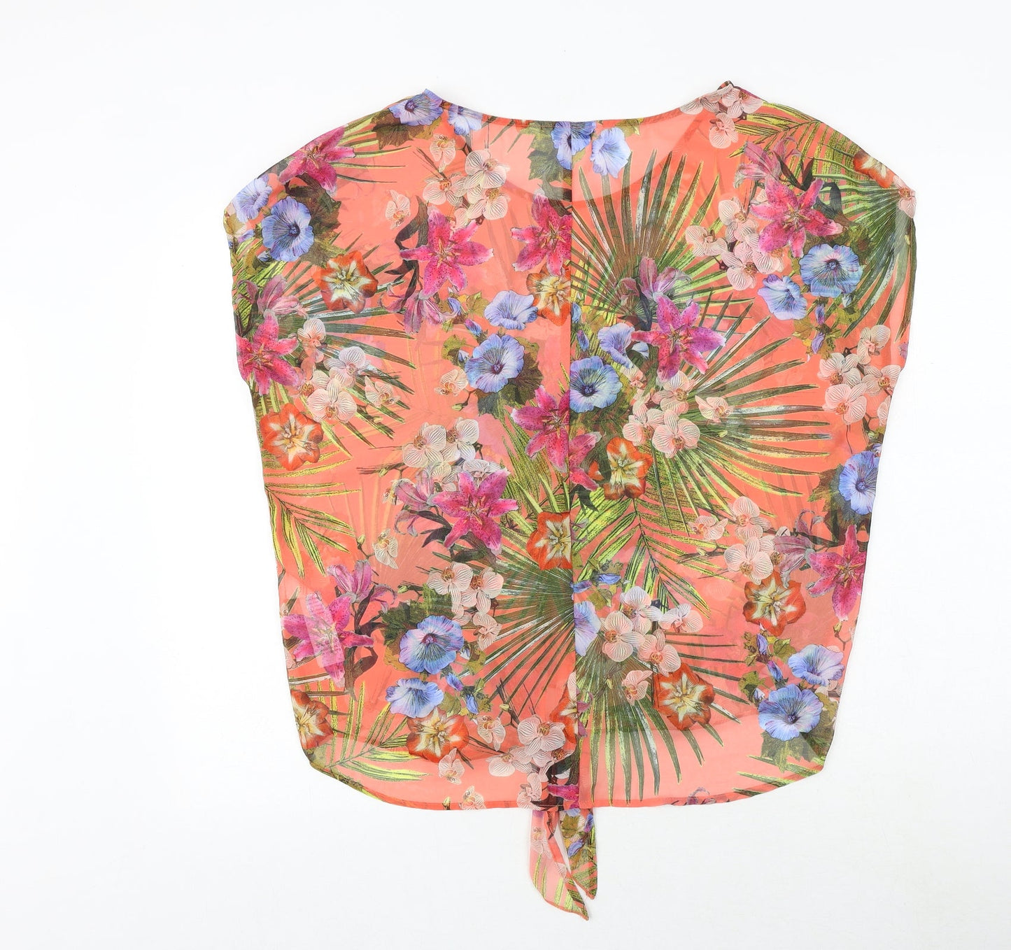 Womens UK Size 12 Etam Multicoloured Basic Blouse