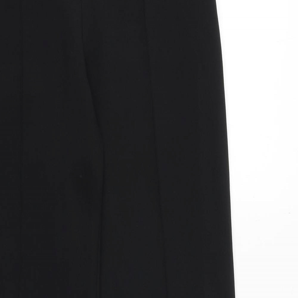 Fofy Girls Black Polyester Dress Pants Trousers Size L Regular Zip