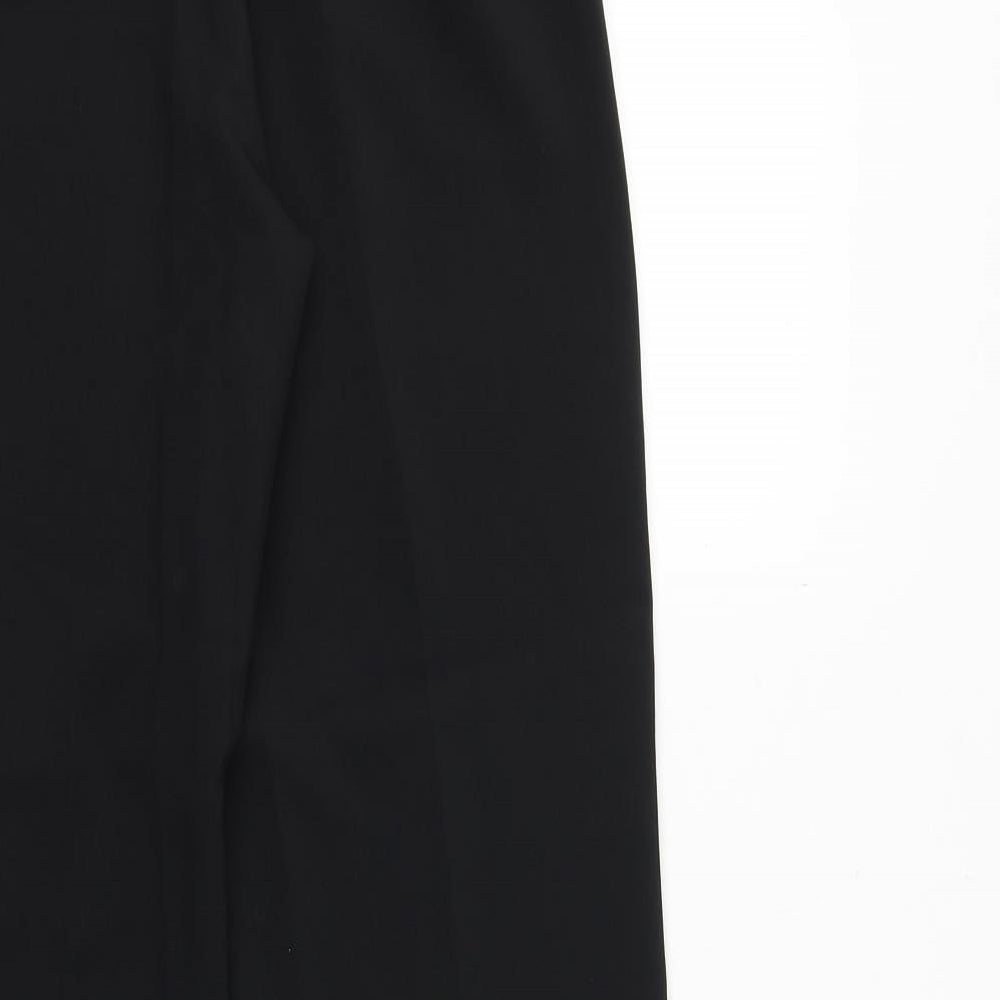 Fofy Girls Black Polyester Dress Pants Trousers Size L Regular Zip