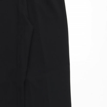 Fofy Girls Black Polyester Dress Pants Trousers Size L Regular Zip