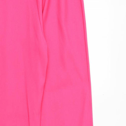 Womens UK Size 6 PRETTYLITTLETHING Regular Fit Windbreaker Pink Trousers