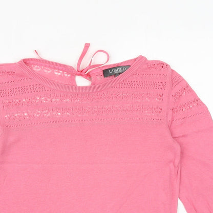 Womens UK Size 8 Marks and Spencer Pink Pullover Jumper