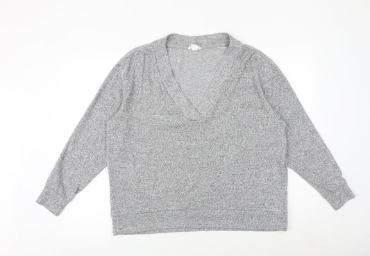 Womens UK Size L H&M Grey Pullover Jumper