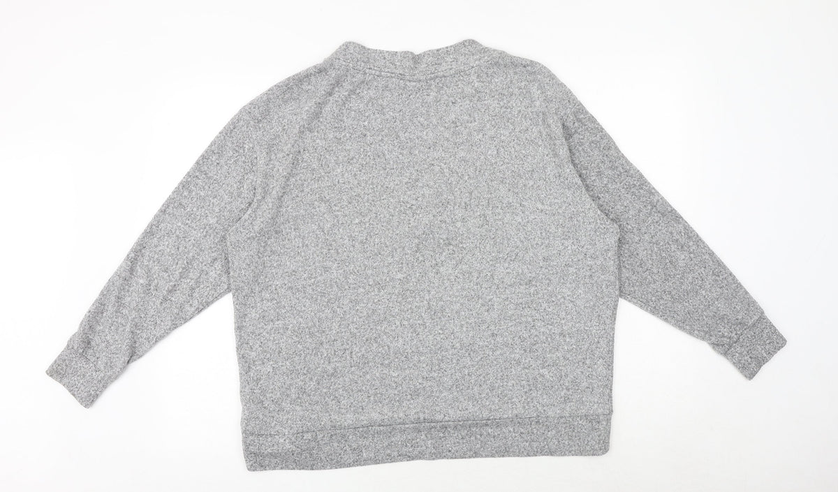Womens UK Size L H&M Grey Pullover Jumper