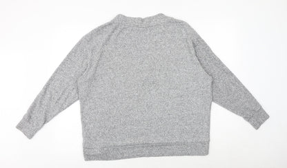 Womens UK Size L H&M Grey Pullover Jumper