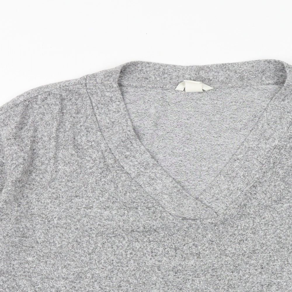Womens UK Size L H&M Grey Pullover Jumper