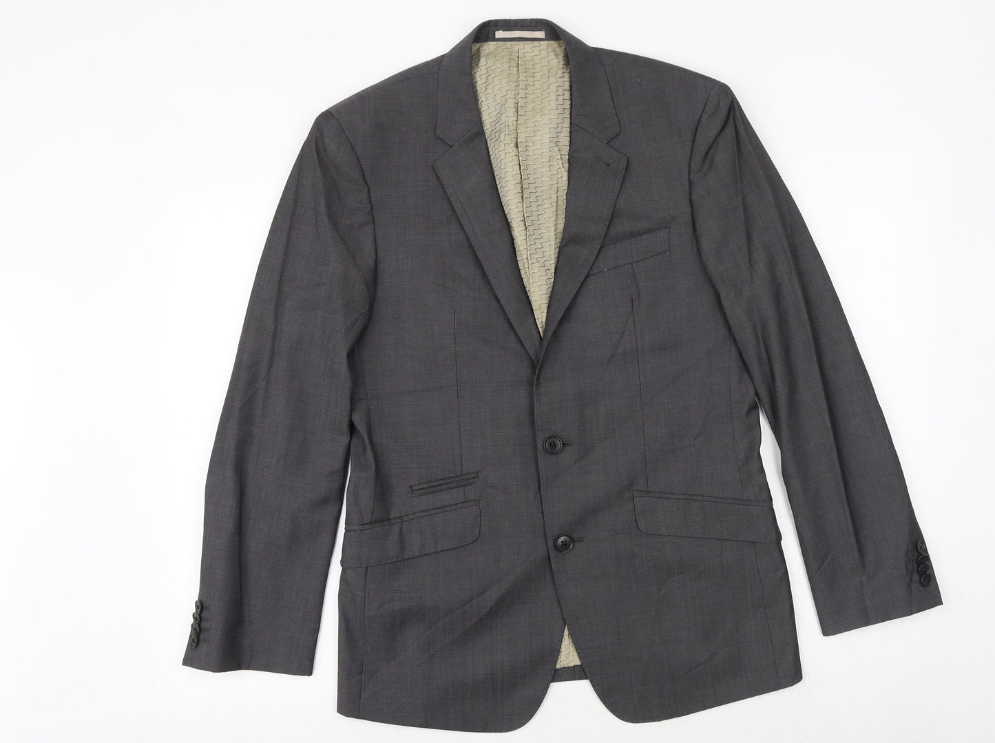 Mens UK Size 38 NEXT Regular Grey Suit Jacket
