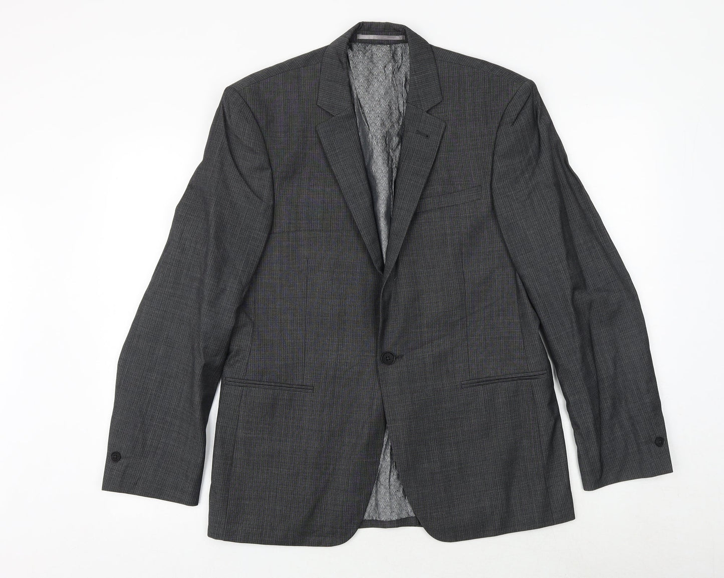 Mens UK Size 38 NEXT Regular Grey Suit Jacket