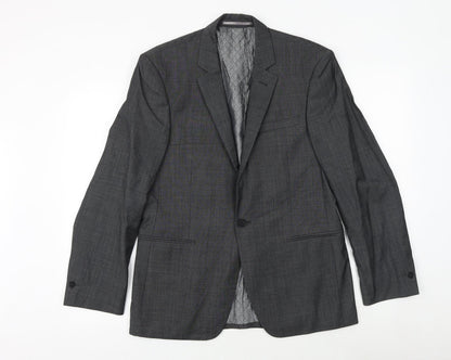 Mens UK Size 38 NEXT Regular Grey Suit Jacket