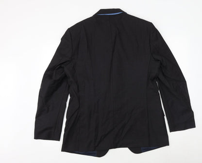 Mens UK Size 40 Marks and Spencer Regular Black Suit Jacket