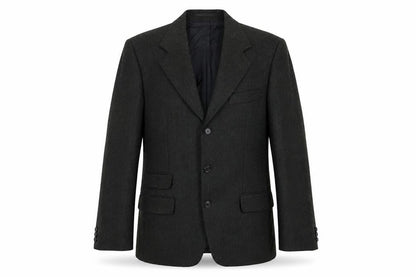 Canada Mens Grey Wool Jacket Suit Jacket Size 38 Regular