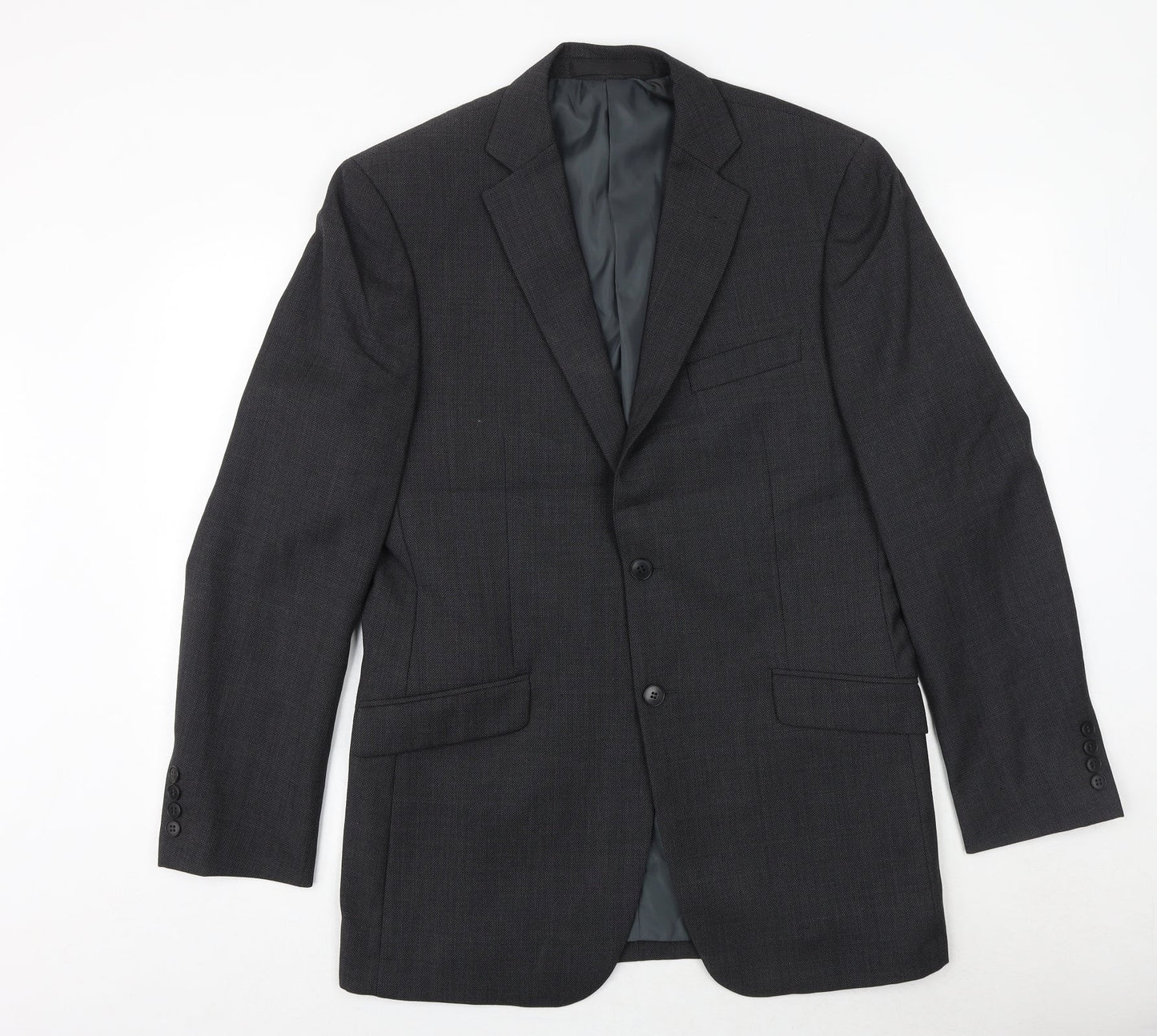 Mens UK Size 40 Marks and Spencer Regular Grey Suit Jacket