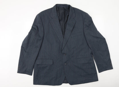 Mens UK Size 48 Debenhams Regular Blue Suit Jacket