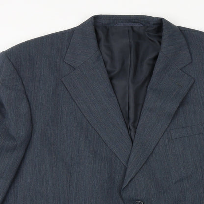 Mens UK Size 48 Debenhams Regular Blue Suit Jacket