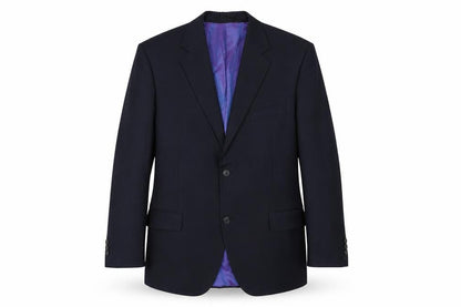 hasp Mens Blue Polyester Jacket Suit Jacket Size 42 Regular