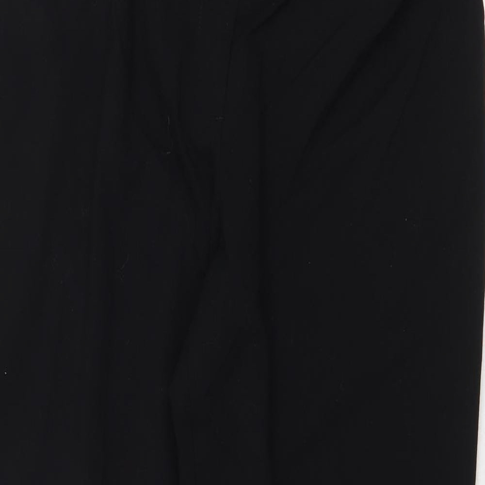 Womens UK Size 14 Marks and Spencer Regular Fit Dress Pants Black Trousers