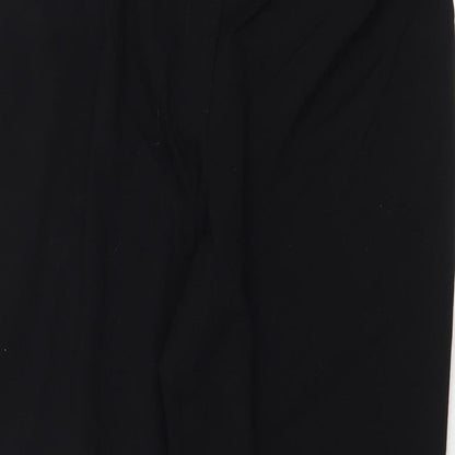 Womens UK Size 14 Marks and Spencer Regular Fit Dress Pants Black Trousers