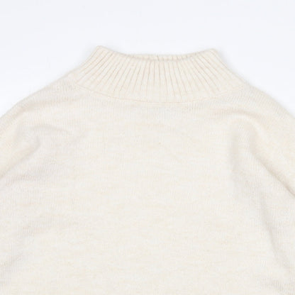 Womens UK Size S NEXT Beige Pullover Jumper