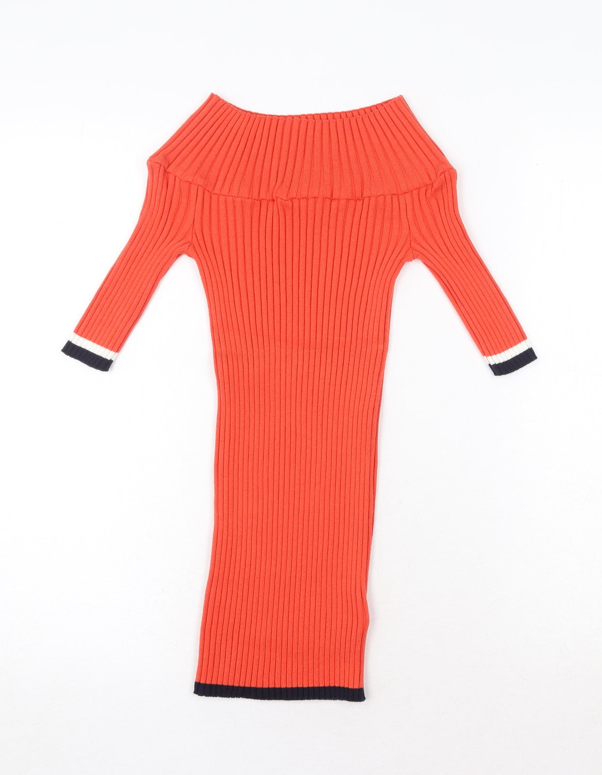 Womens UK Size 8 NEXT Orange Pullover Jumper