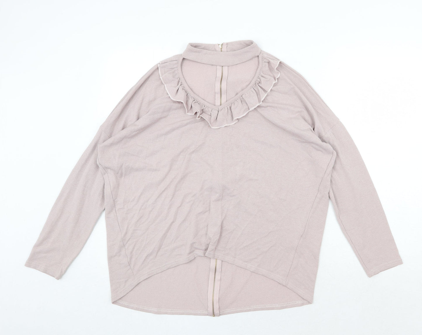 Womens UK Size M Quiz Pink Pullover Jumper