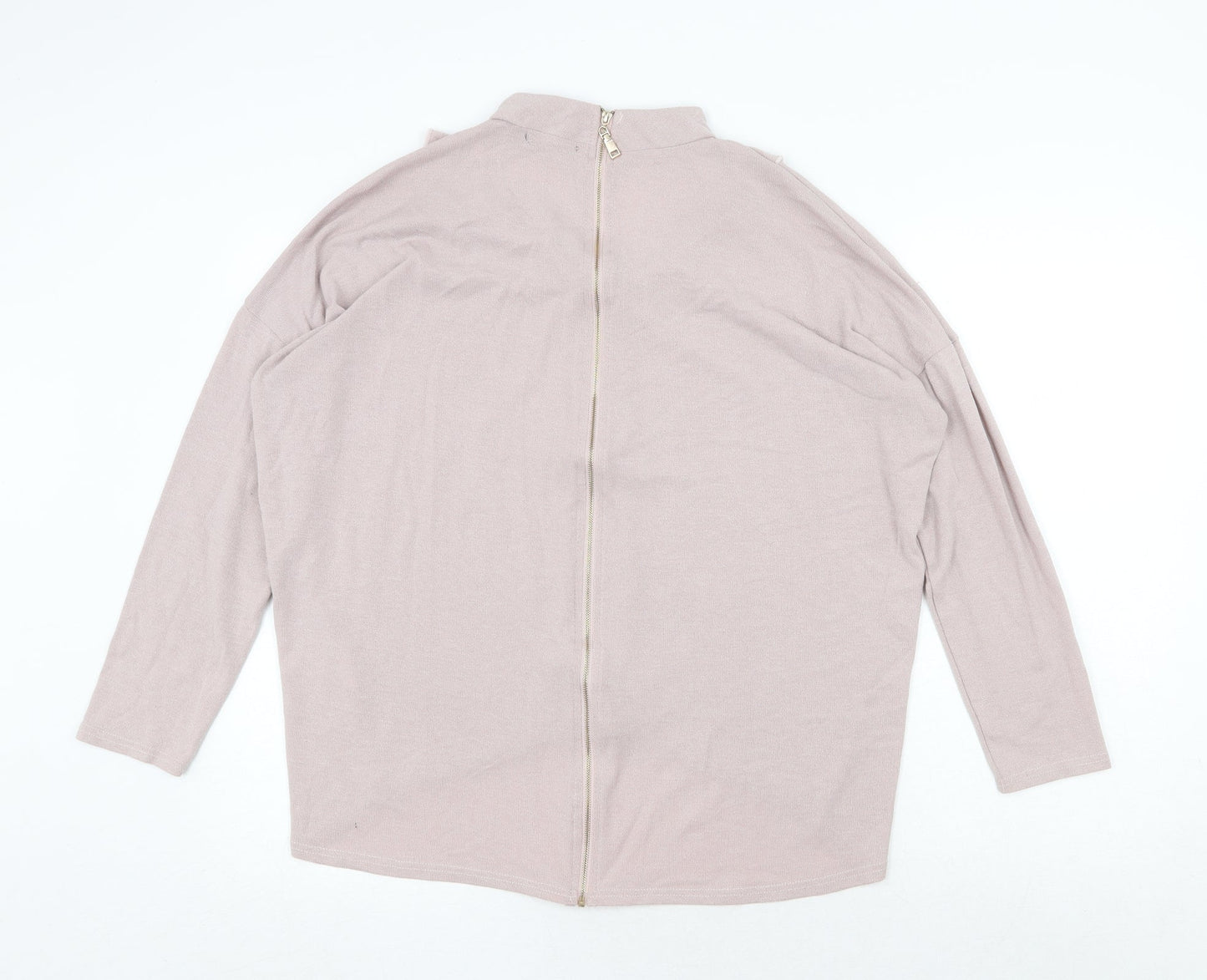 Womens UK Size M Quiz Pink Pullover Jumper