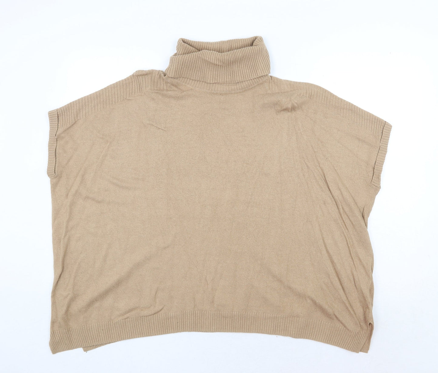 Womens UK Size S New Look Beige Pullover Jumper