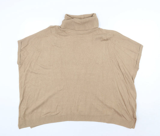 Womens UK Size S New Look Beige Pullover Jumper