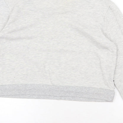 Womens UK Size L FOREVER 21 Grey Pullover Sweatshirt