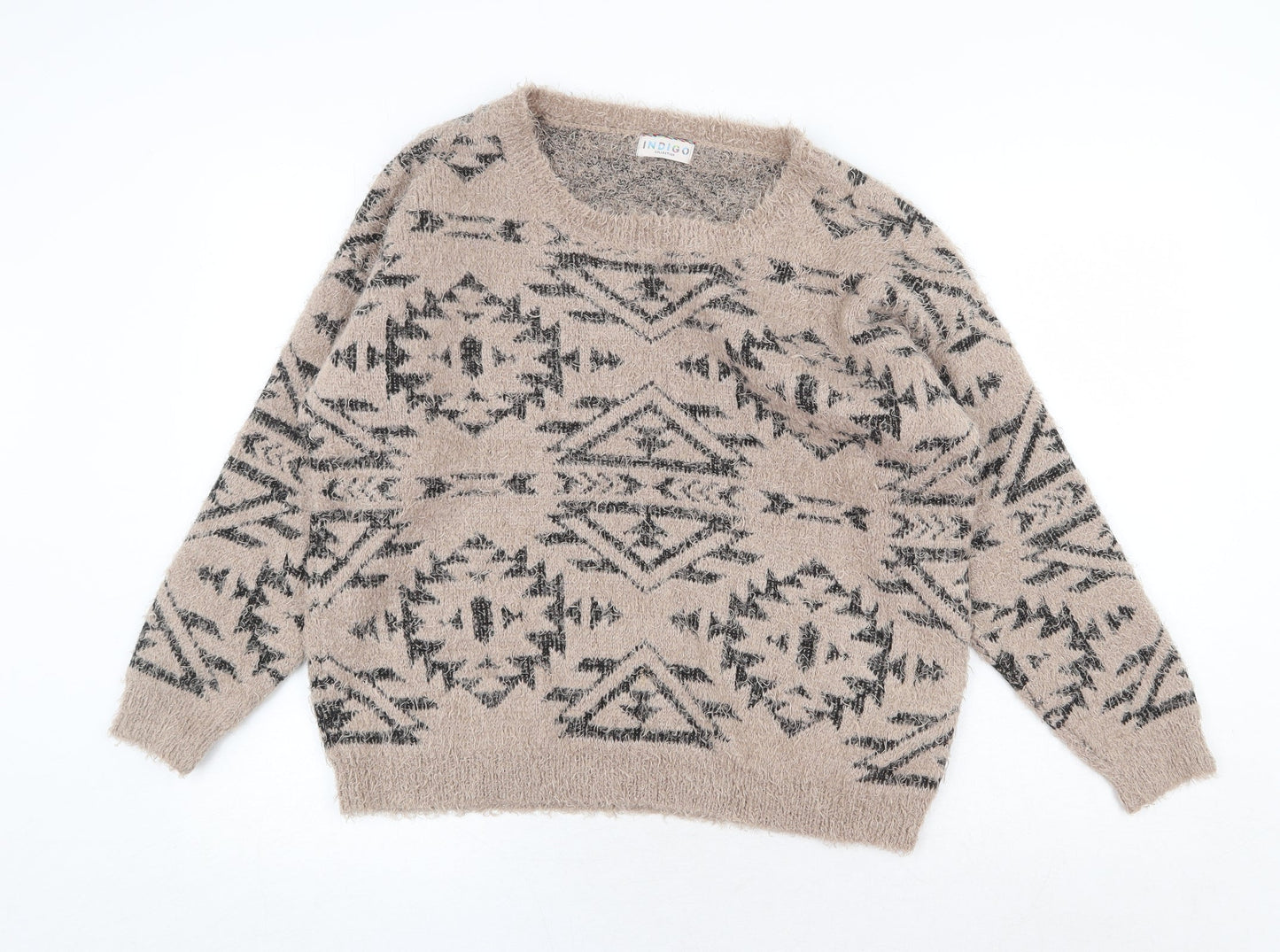 Womens UK Size 16 Marks and Spencer Beige Pullover Jumper