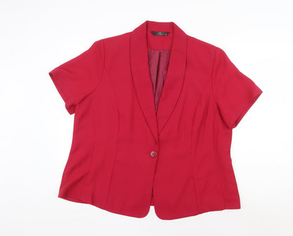 Womens UK Size 20 Bonmarché Pink Jacket
