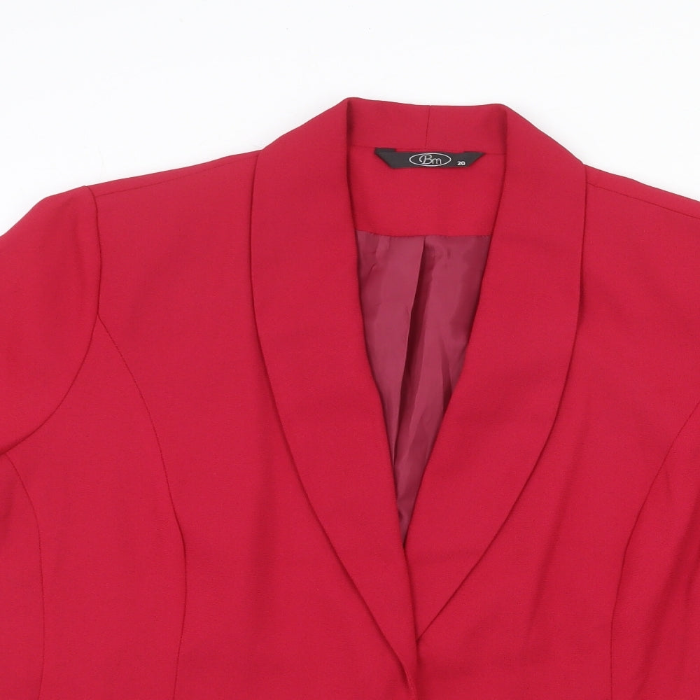 Womens UK Size 20 Bonmarché Pink Jacket