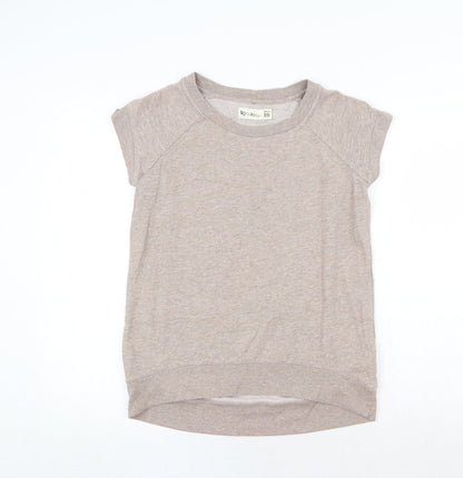By Corpus Womens Beige Cotton Pullover Sweatshirt Size M Pullover