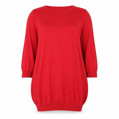 Womens UK Size 16 South Red Pullover Jumper