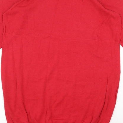 Womens UK Size 16 South Red Pullover Jumper