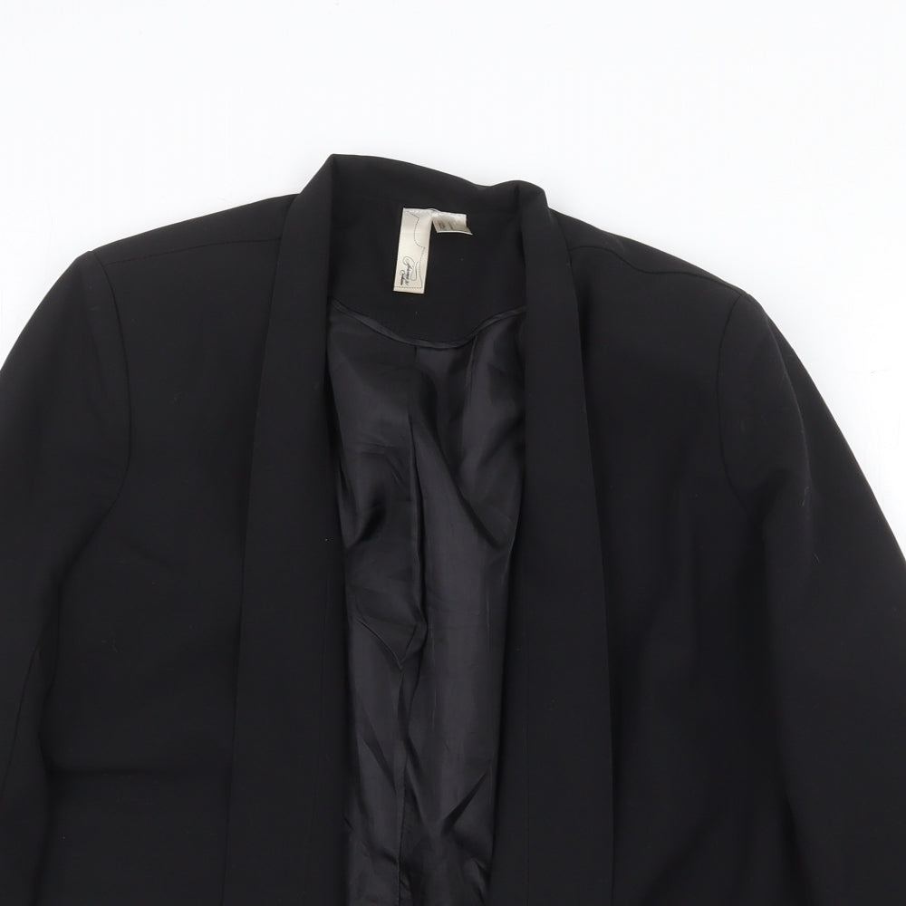 Womens UK Size S FOREVER 21 Black Jacket