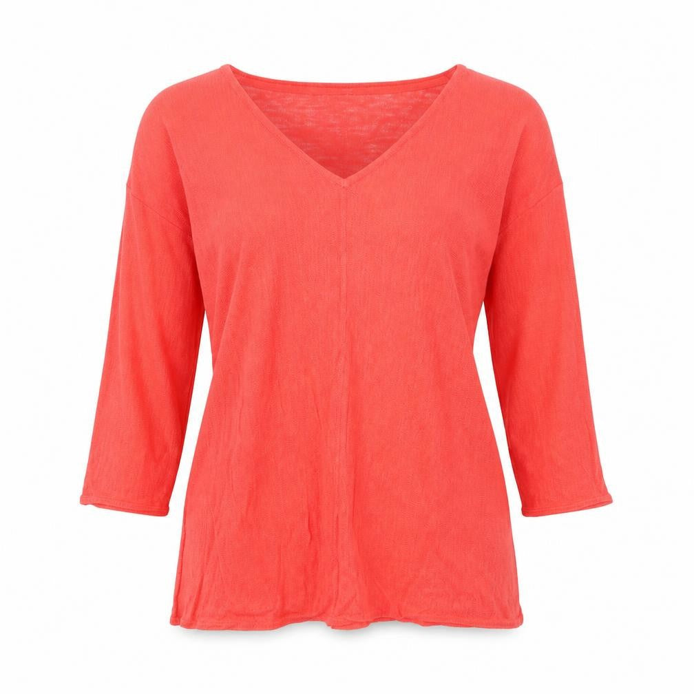 Womens UK Size 10 Monsoon Red Basic Blouse