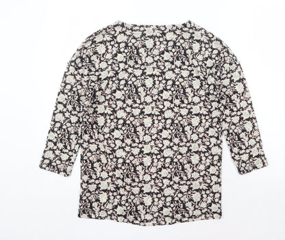 Womens UK Size 8 Marks and Spencer Multicoloured Basic Blouse