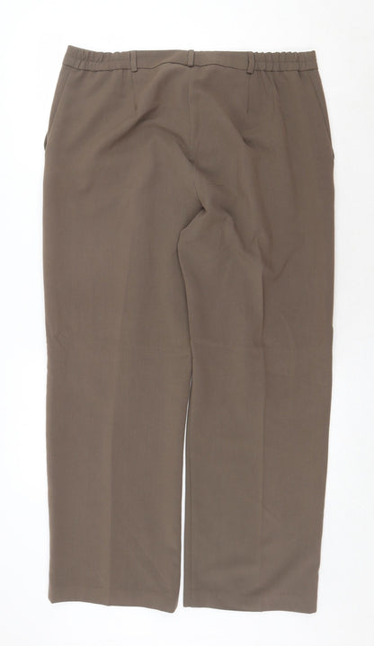 Womens UK Size 16 Julipa Regular Fit  Grey Trousers
