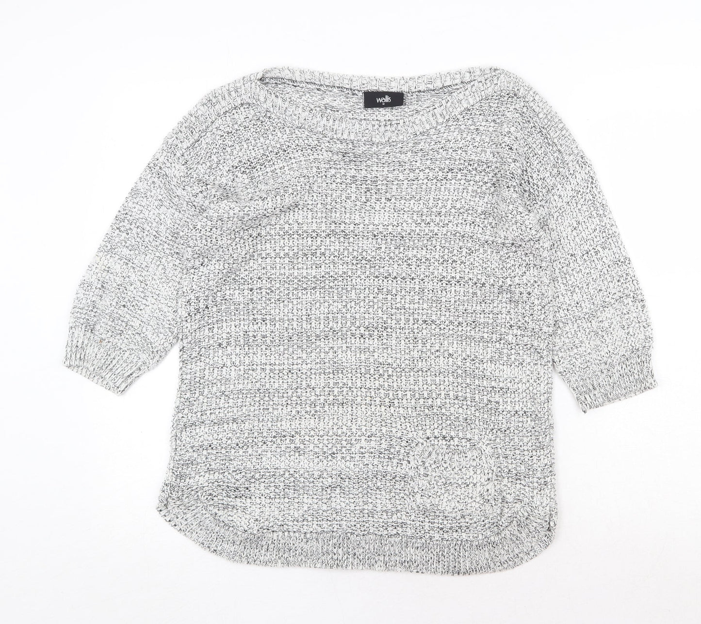 Womens UK Size M Wallis Grey Pullover Jumper