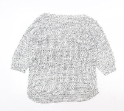 Womens UK Size M Wallis Grey Pullover Jumper