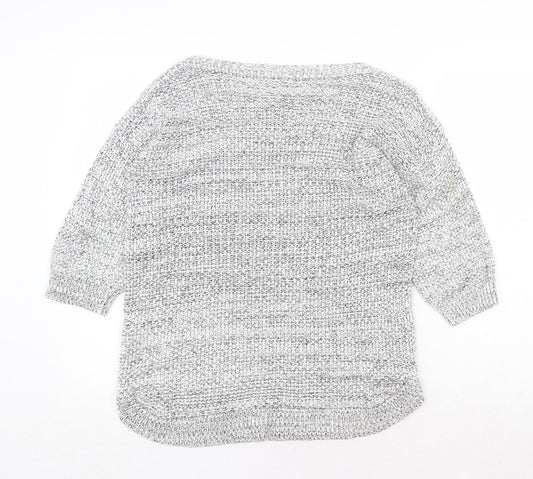 Womens UK Size M Wallis Grey Pullover Jumper