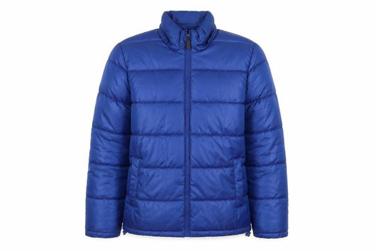 Womens UK Size S Mango Blue Puffer Jacket
