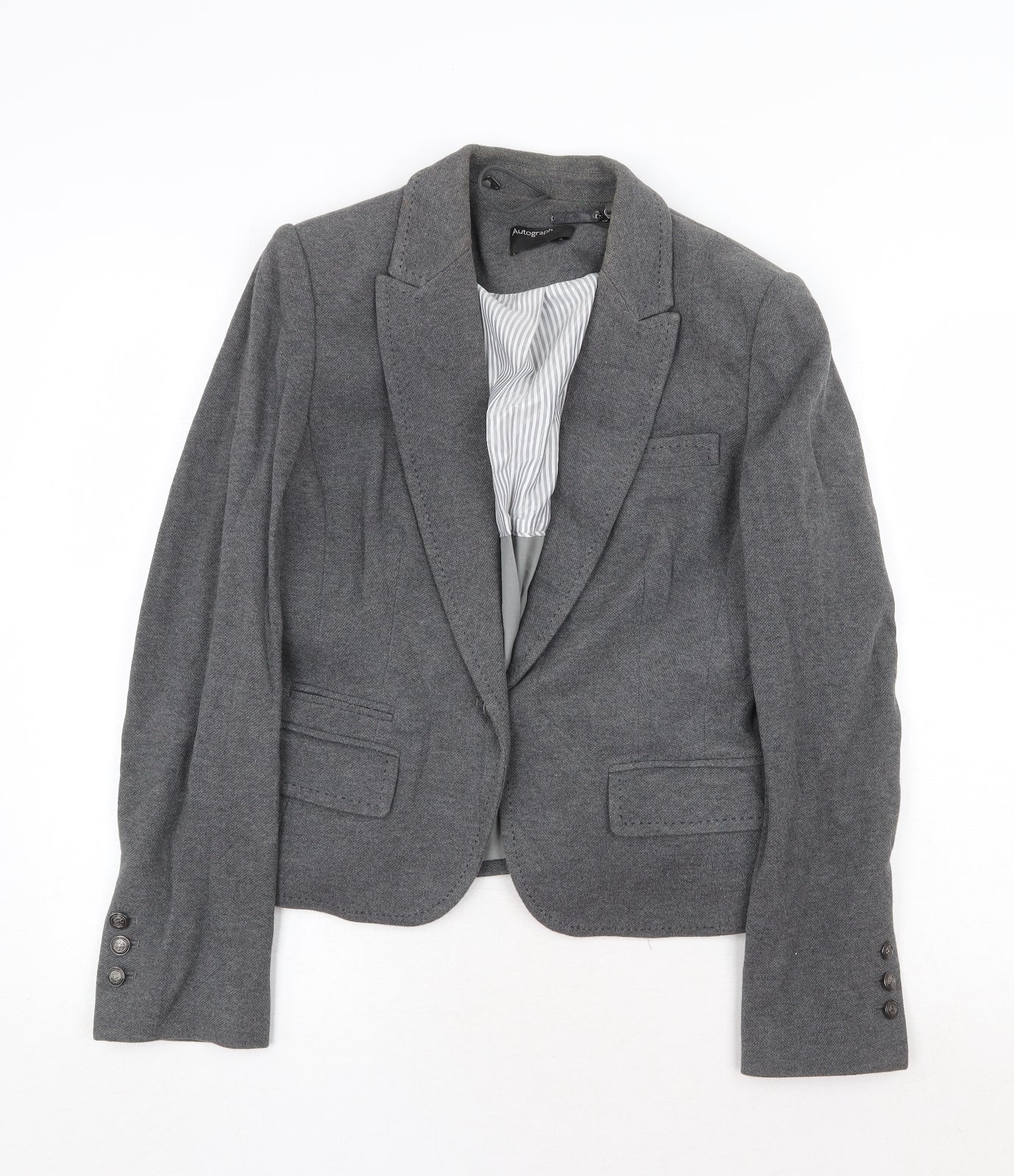Womens UK Size 12 Marks and Spencer Grey Jacket