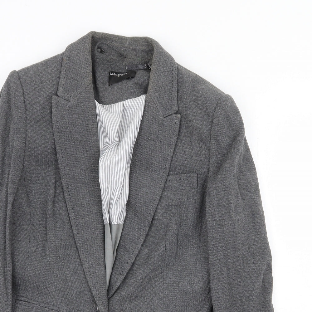 Womens UK Size 12 Marks and Spencer Grey Jacket