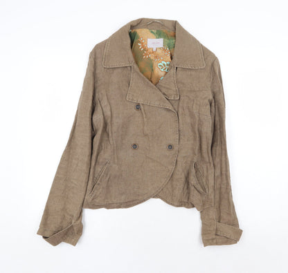 Womens UK Size 12 Marks and Spencer Brown Jacket