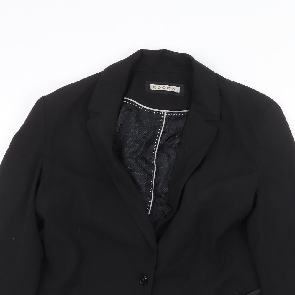 Womens UK Size 10 Kookai Black Jacket