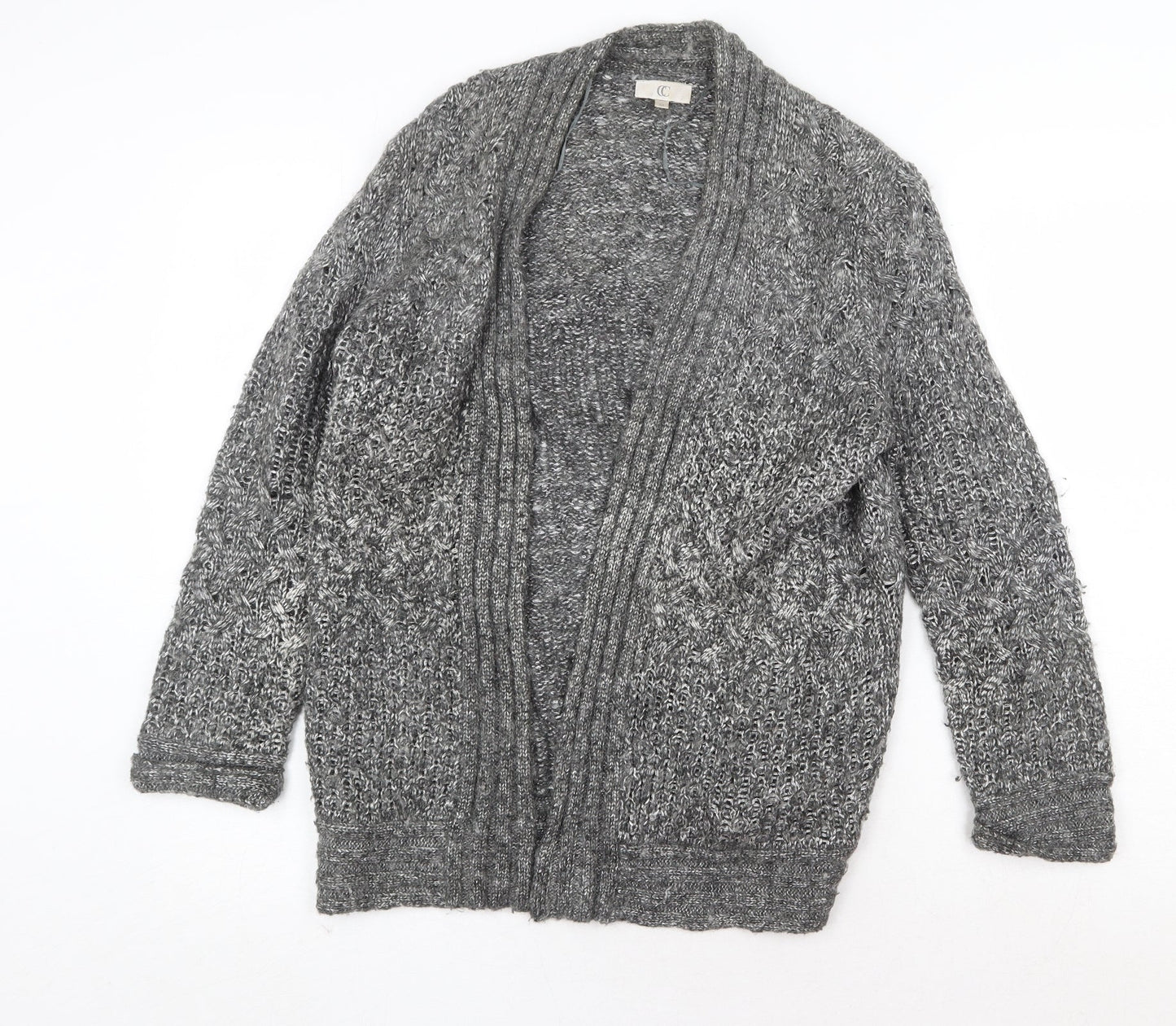 Womens UK Size M CC Grey Cardigan Jumper